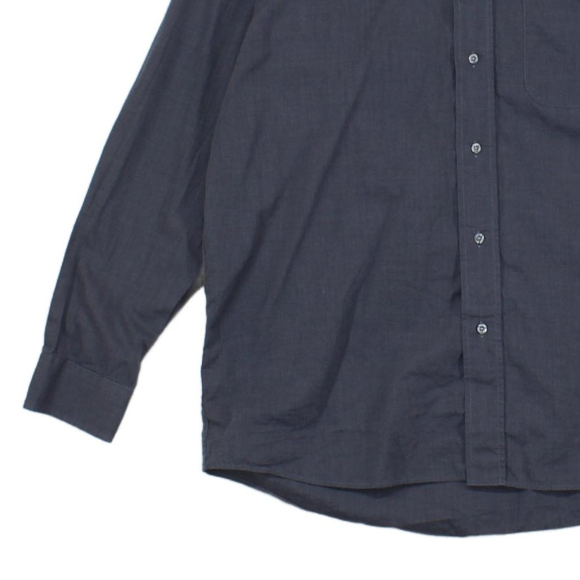 Mens Shirt Button Up Long Sleeve Classic