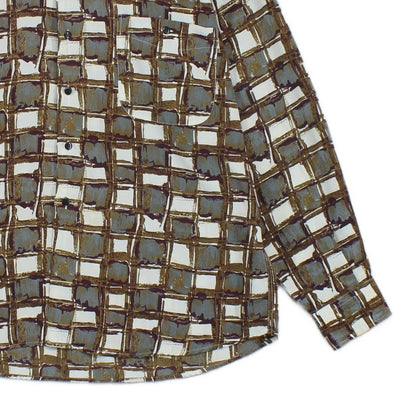 Mens Abstract Shirt Long Sleeve