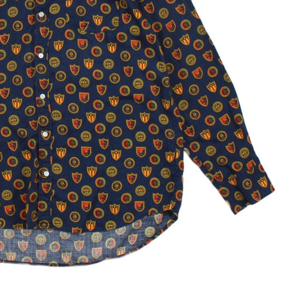 Mens Patterned Shirt Button Up Lyocel Pure Prep