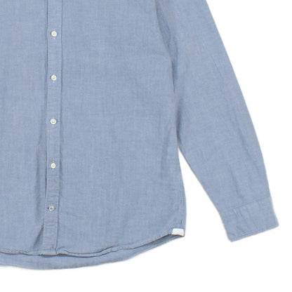 Mens Oxford Shirt Long Sleeve Button Up Cotton