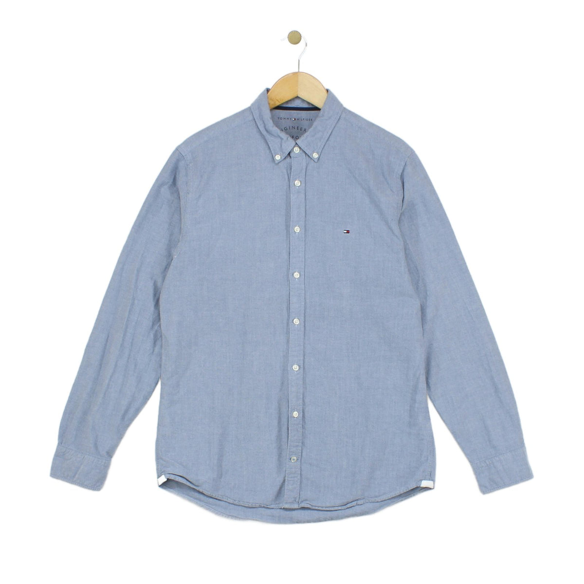 Mens Oxford Shirt Long Sleeve Button Up Cotton