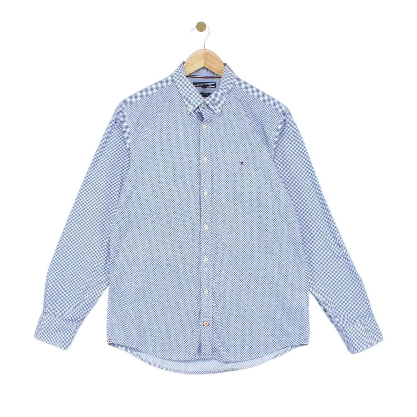 Mens Patterned Shirt Button Up Classic