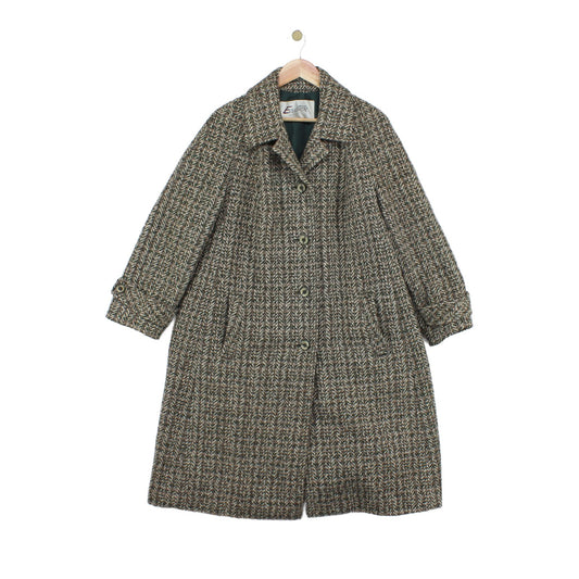Womens Overcoat Uk Made Wool Blend