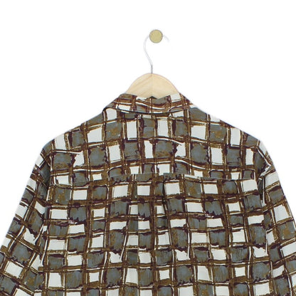 Mens Abstract Shirt Long Sleeve