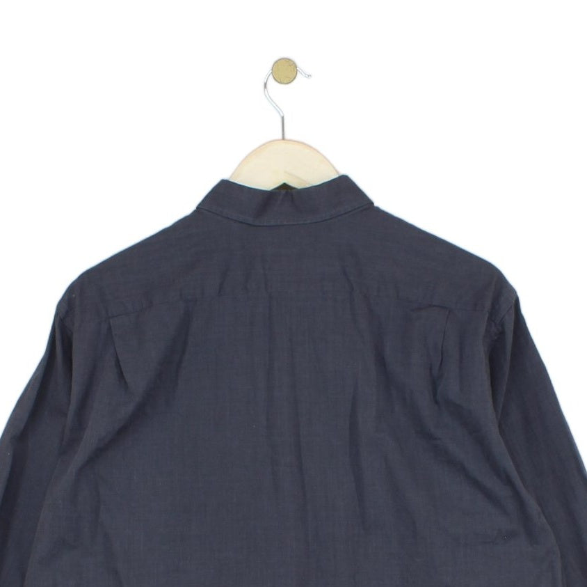 Mens Shirt Button Up Long Sleeve Classic