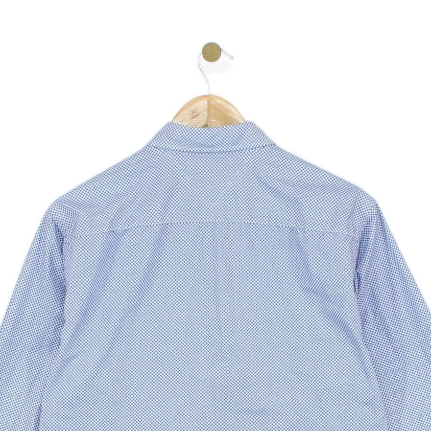 Mens Patterned Shirt Button Up Classic