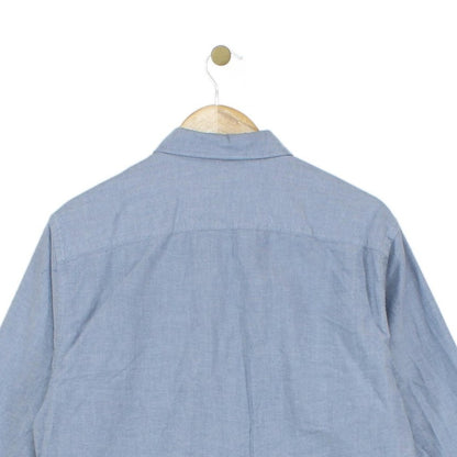 Mens Oxford Shirt Long Sleeve Button Up Cotton