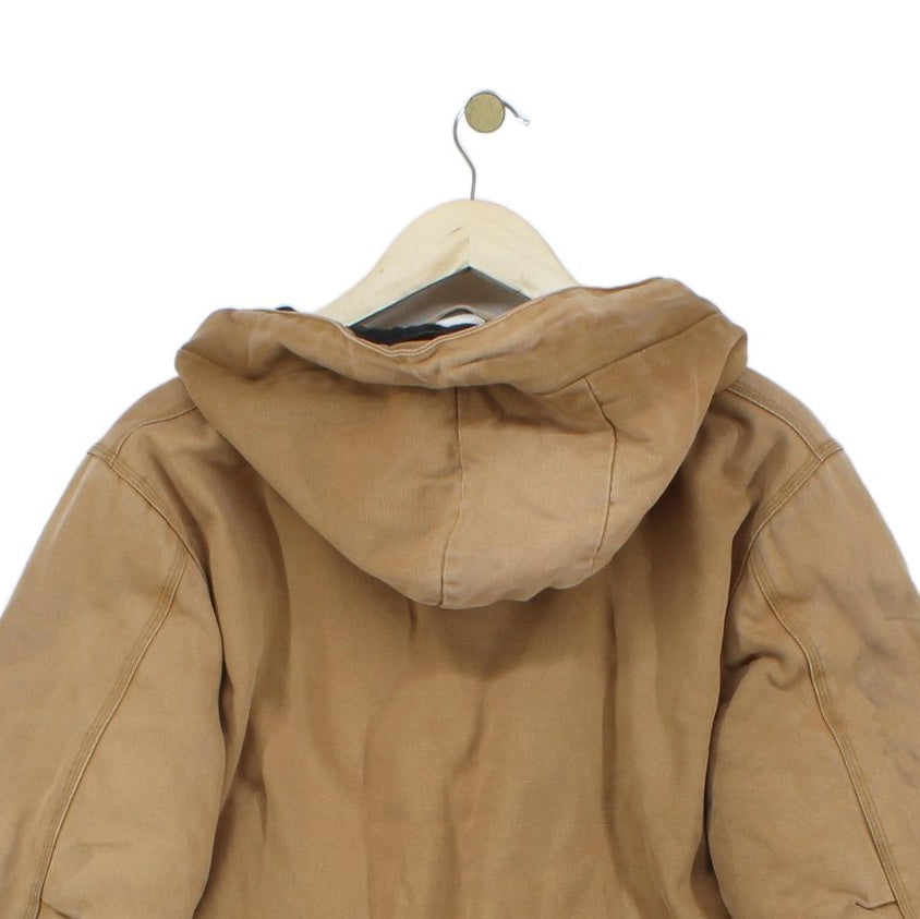 Mens Workwear Jacket Full Zip Hooded Cotton