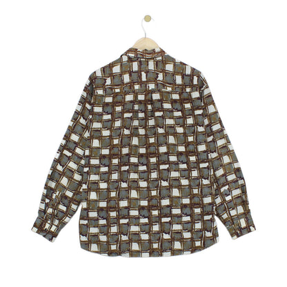 Mens Abstract Shirt Long Sleeve