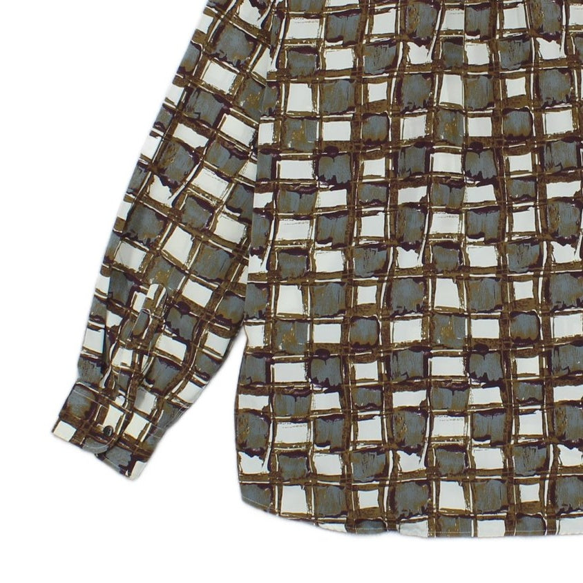 Mens Abstract Shirt Long Sleeve