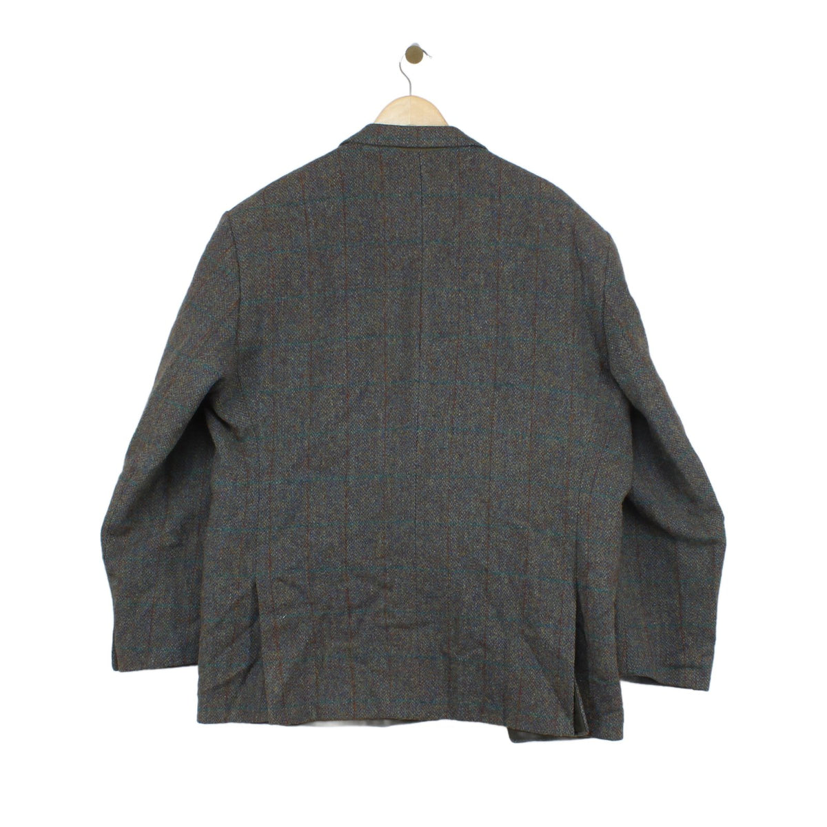 Mens Harris Tweed Blazer Notch Lapel Wool