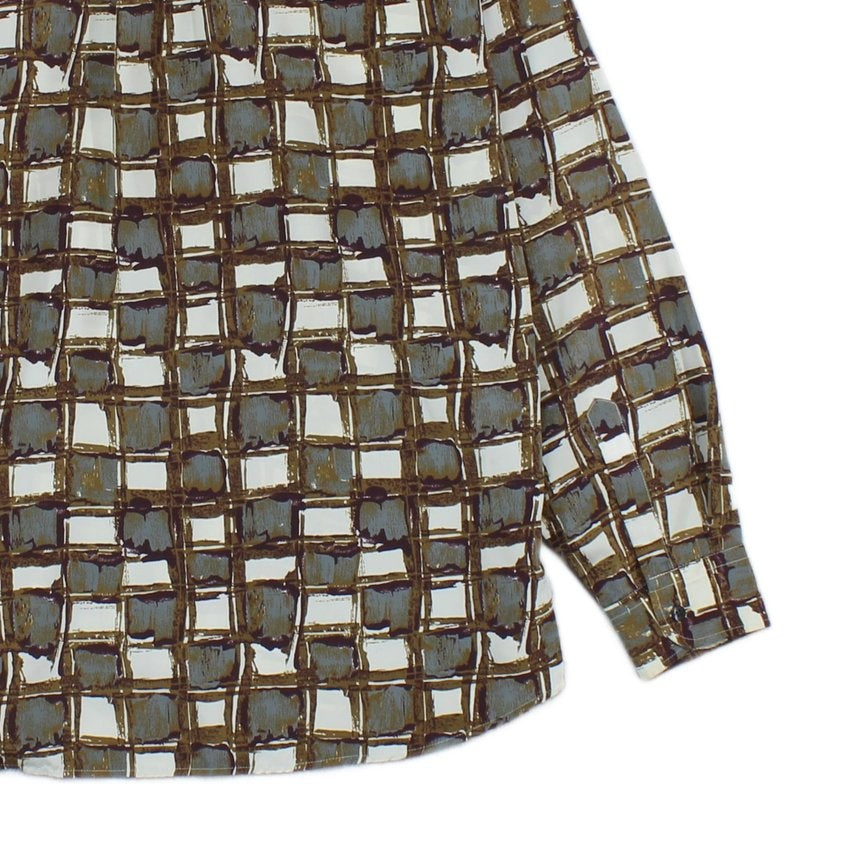 Mens Abstract Shirt Long Sleeve