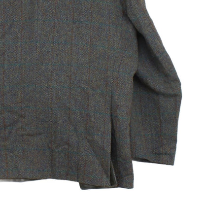 Mens Harris Tweed Blazer Notch Lapel Wool