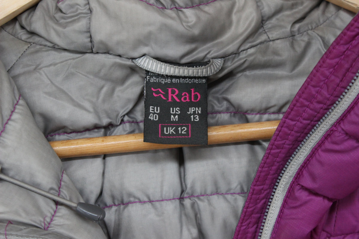 Womens Microlight Alpine Quilted Jacket Hooded Down