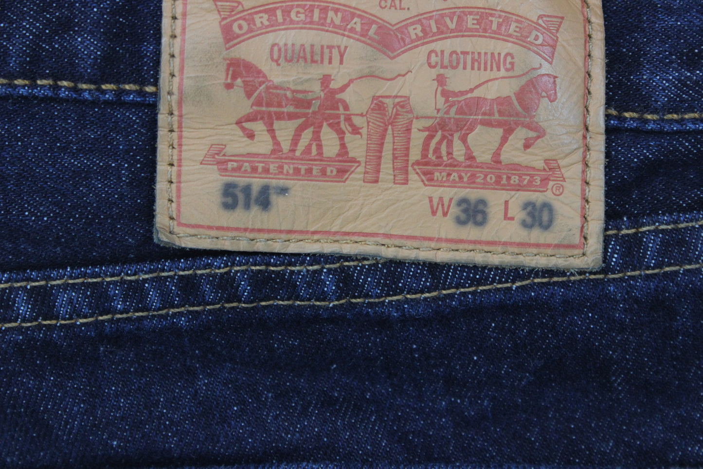 Mens 514 Jeans Straight Leg Denim