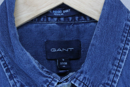 Mens Denim Shirt Button Up