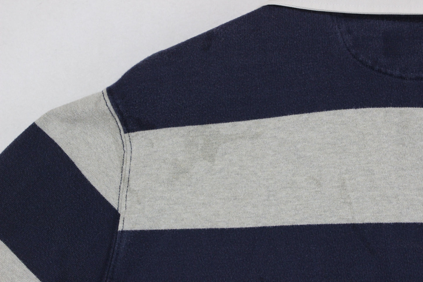 Mens Striped Rugby Shirt Custom Fit