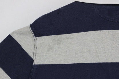 Mens Striped Rugby Shirt Custom Fit