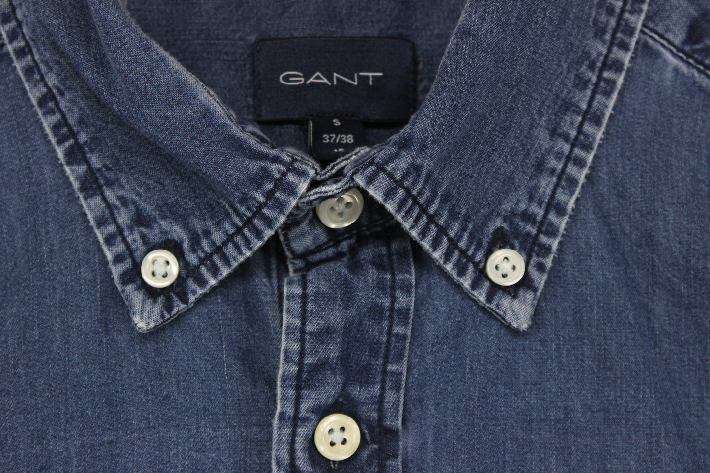 Mens Denim Shirt Button Up