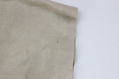Mens Linen Shirt Short Sleeve Button Up