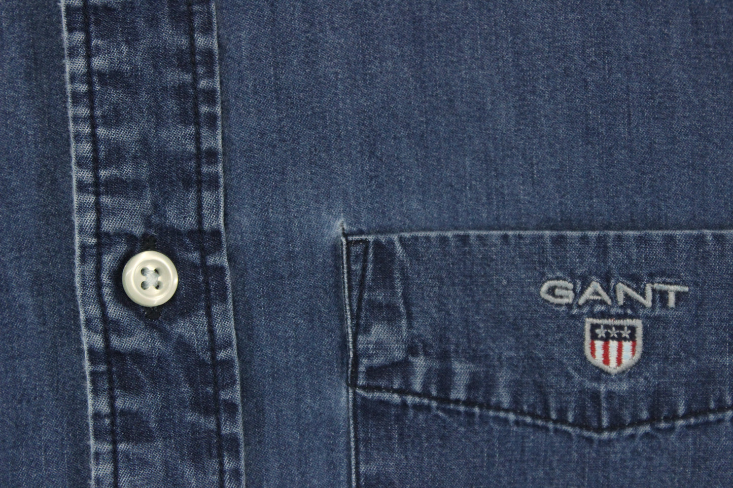 Mens Denim Shirt Button Up