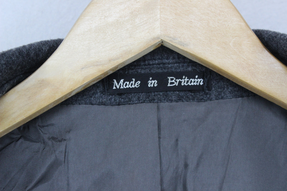 Mens Overcoat Uk Made Long Cashmere Blend