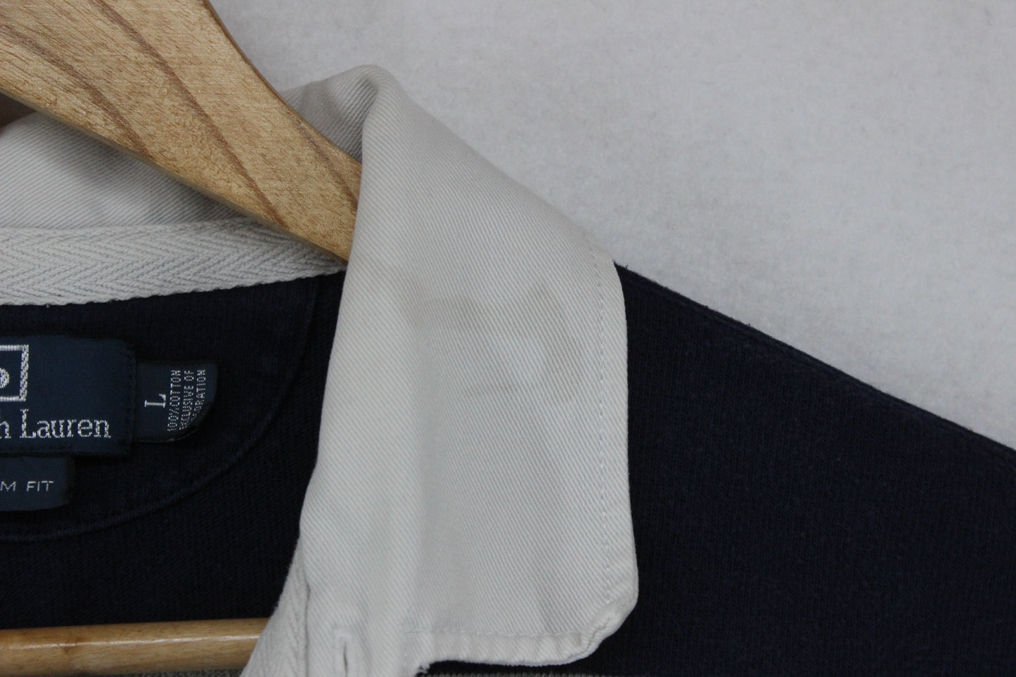 Mens Striped Rugby Shirt Custom Fit