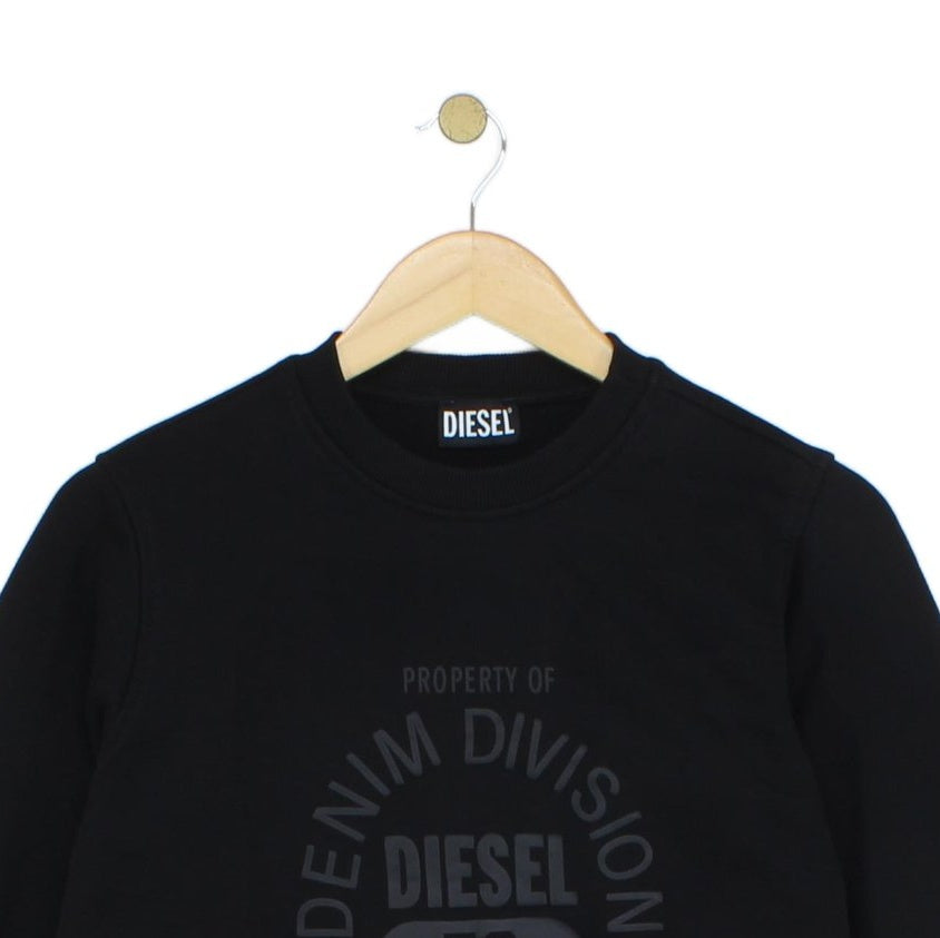 Womens Sweatshirt Logo Long Sleeve Crew Neck Cotton