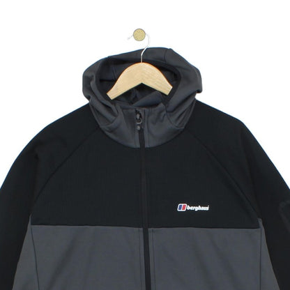 Mens Fleece Jacket Full Zip Hooded Outdoor