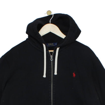 Mens Hoodie Full Zip Hooded Drawstring Logo