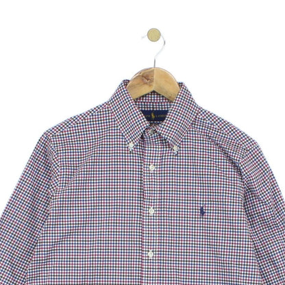 Mens Check Shirt Stretch Classic Fit