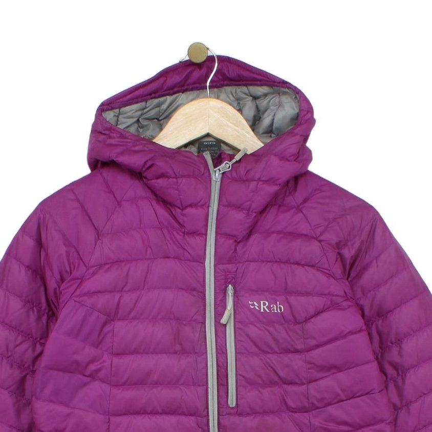 Womens Microlight Alpine Quilted Jacket Hooded Down