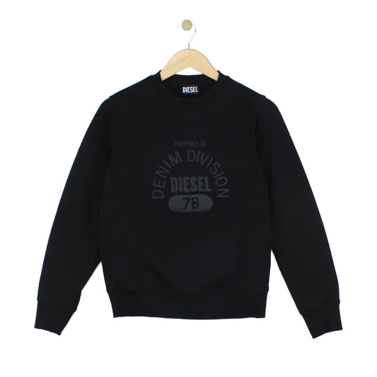 Womens Sweatshirt Logo Long Sleeve Crew Neck Cotton