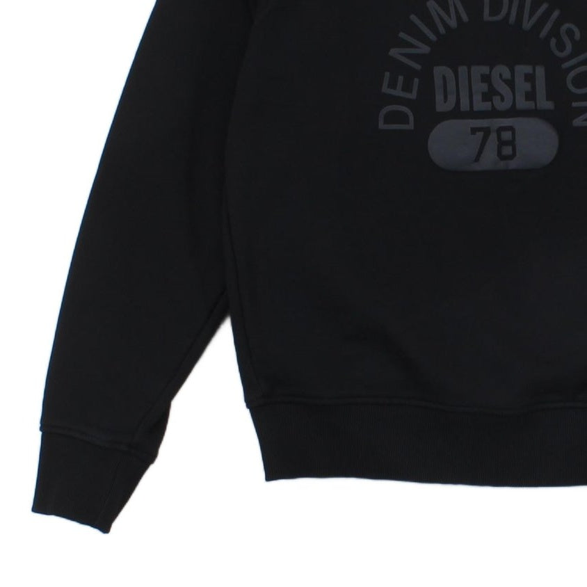 Womens Sweatshirt Logo Long Sleeve Crew Neck Cotton