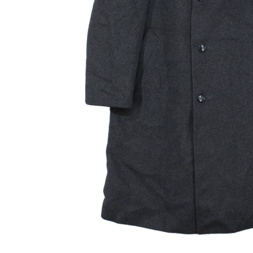 Mens Overcoat Uk Made Long Cashmere Blend