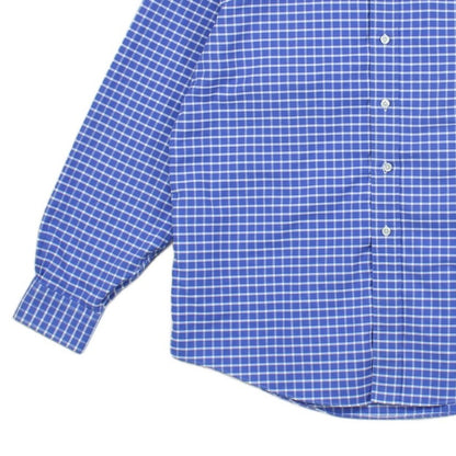 Mens Shirt Check Long Sleeve Classic