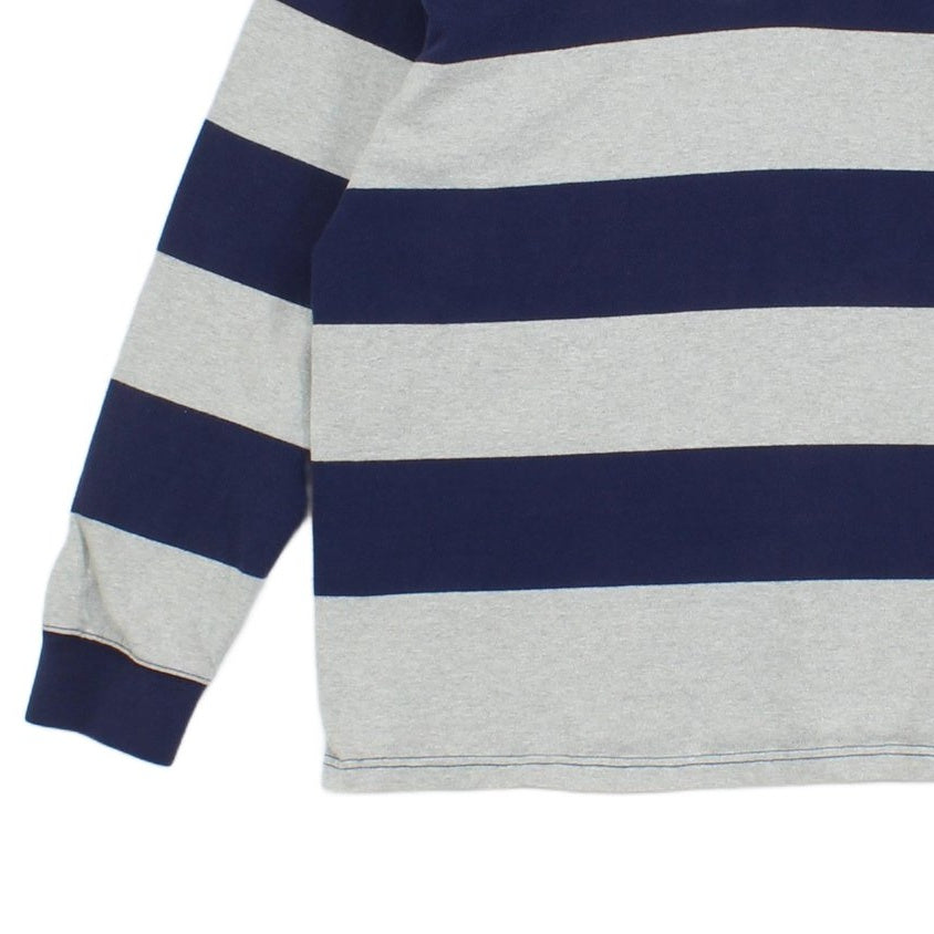 Mens Striped Rugby Shirt Custom Fit