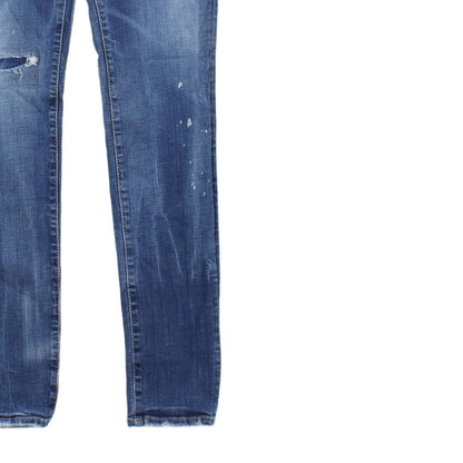 Mens Skinny Jeans Stretch Made In Italy Distressed