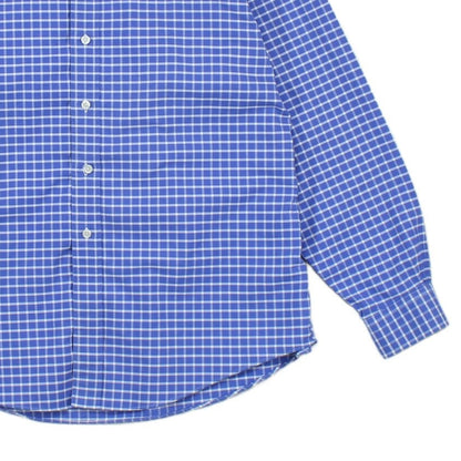 Mens Shirt Check Long Sleeve Classic