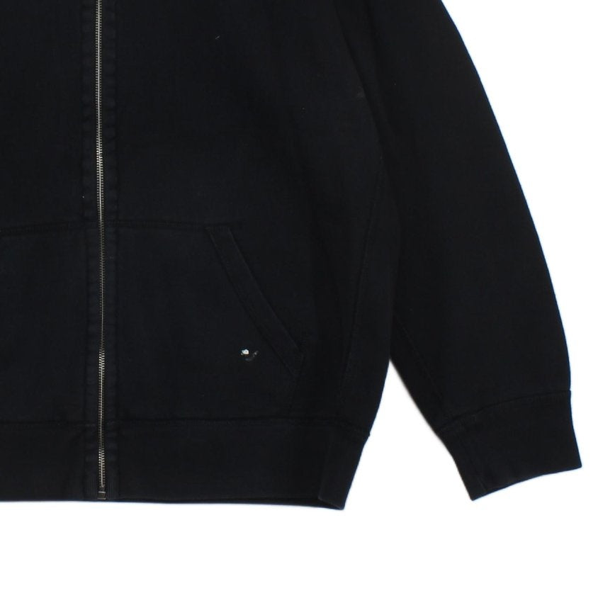 Mens Hoodie Full Zip Hooded Drawstring Logo