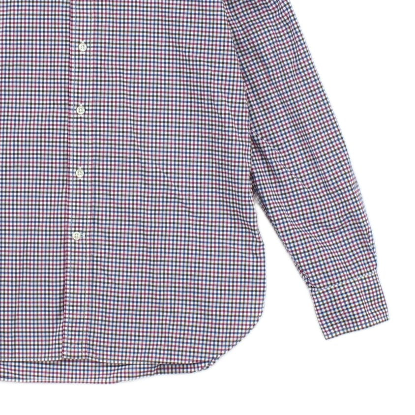 Mens Check Shirt Stretch Classic Fit
