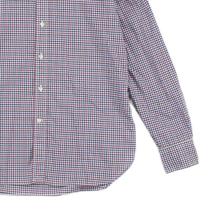 Mens Check Shirt Stretch Classic Fit