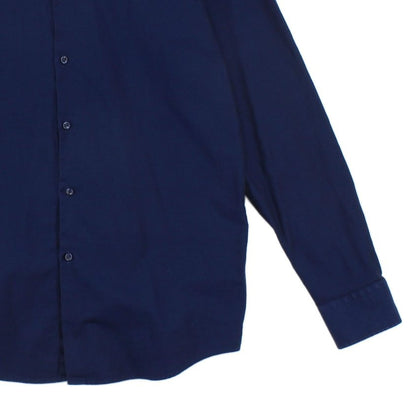 Mens Shirt Slim Fit Long Sleeve Button Up