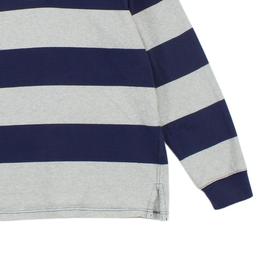 Mens Striped Rugby Shirt Custom Fit