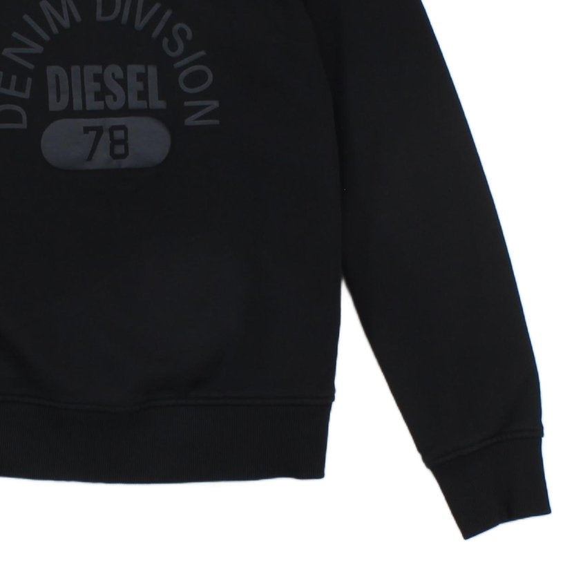 Womens Sweatshirt Logo Long Sleeve Crew Neck Cotton