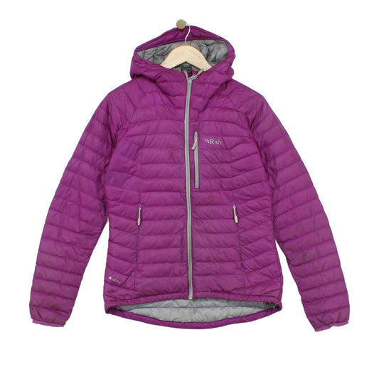 Womens Microlight Alpine Quilted Jacket Hooded Down