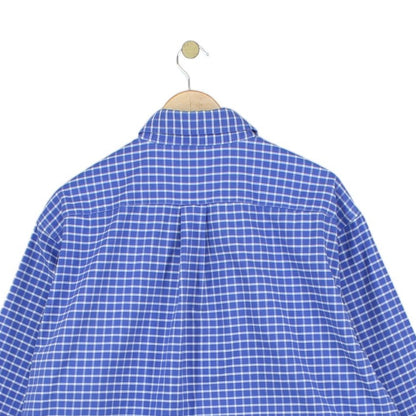 Mens Shirt Check Long Sleeve Classic