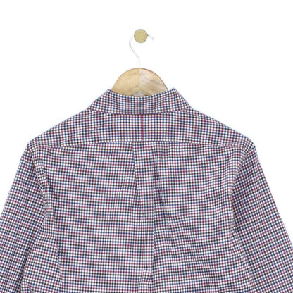 Mens Check Shirt Stretch Classic Fit