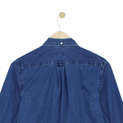 Mens Denim Shirt Button Up