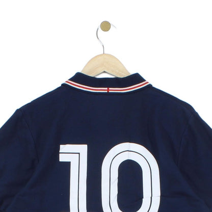 Mens England Polo Shirt Football Retro